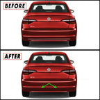 2019-2021 Volkswagen Jetta | Rear Bumper Diffuser Trim Chrome Delete PreCut Vinyl Wrap