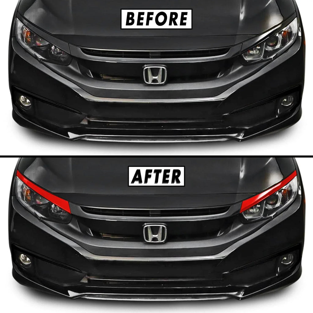 2016-2021 Honda Civic | Headlight Trim PreCut Vinyl Wrap
