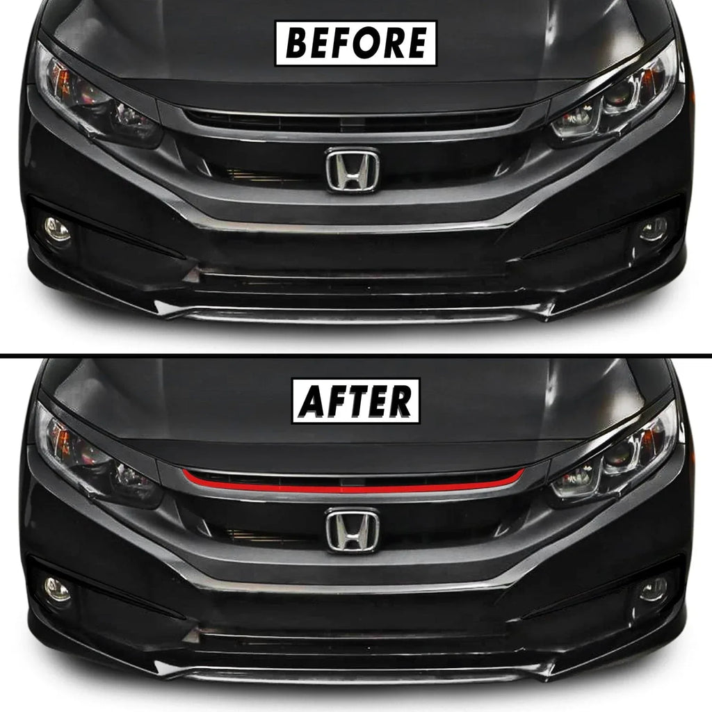 2016-2021 Honda Civic | Upper Front Grill Accent PreCut Vinyl Wrap