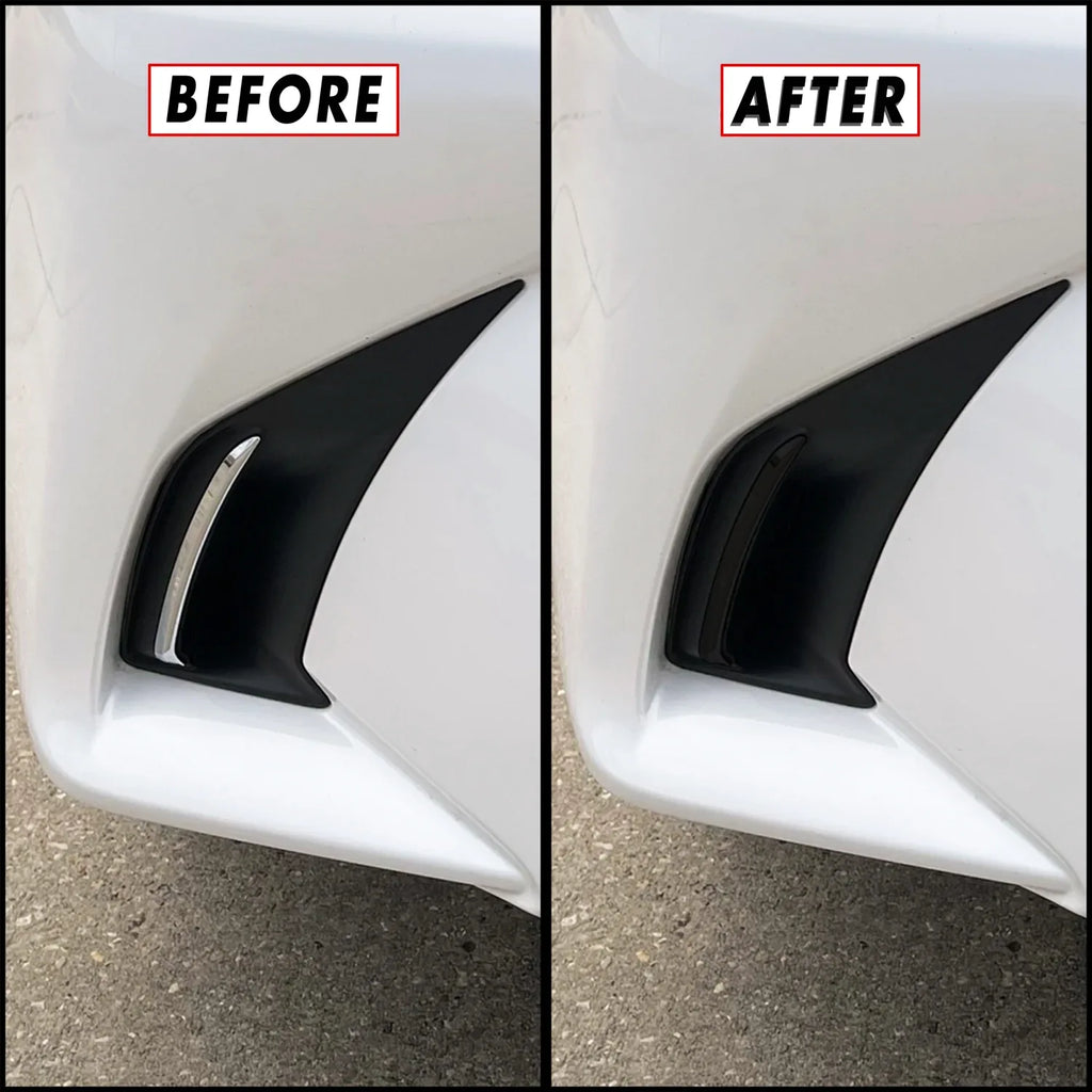 2016-2020 Lexus GS | Front Bumper Side Vent Trim Chrome Delete PreCut Vinyl Wrap