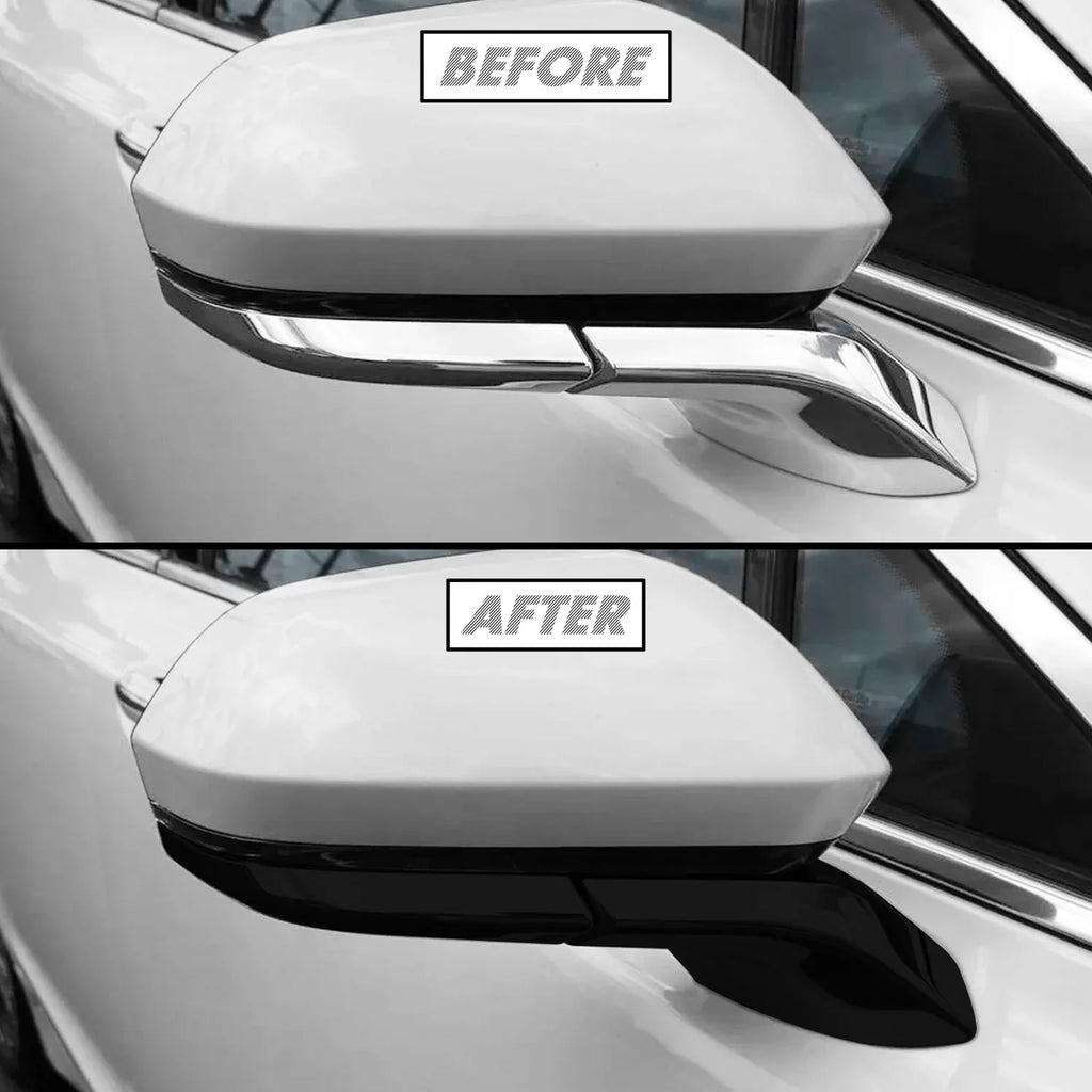 2013-2020 Lincoln MKZ | Mirror Trim Chrome Delete PreCut Vinyl Wrap