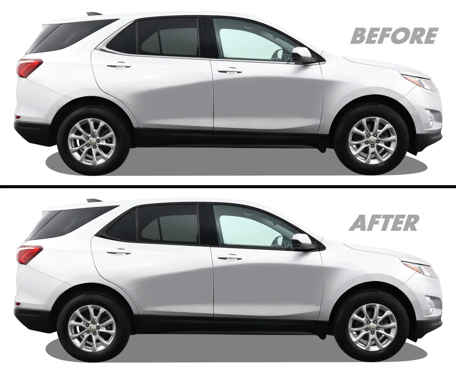 2018-2024 Chevrolet Equinox | Window Trim Chrome Delete PreCut Vinyl Wrap