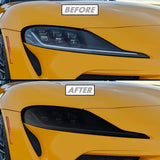 2020-2023 Toyota Supra | Headlight PreCut Tint Overlays