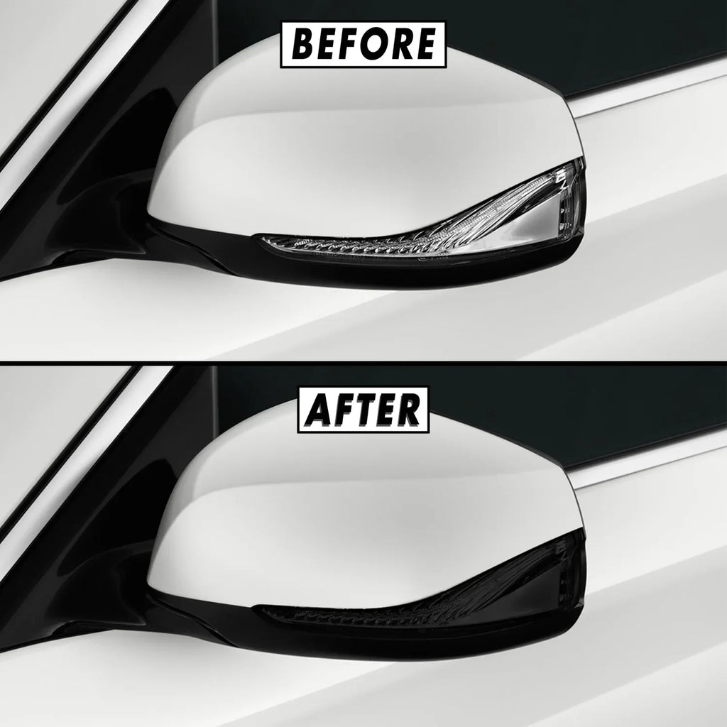 2014-2022 Infiniti Q50 | Mirror Turn Signal PreCut Tint Overlays