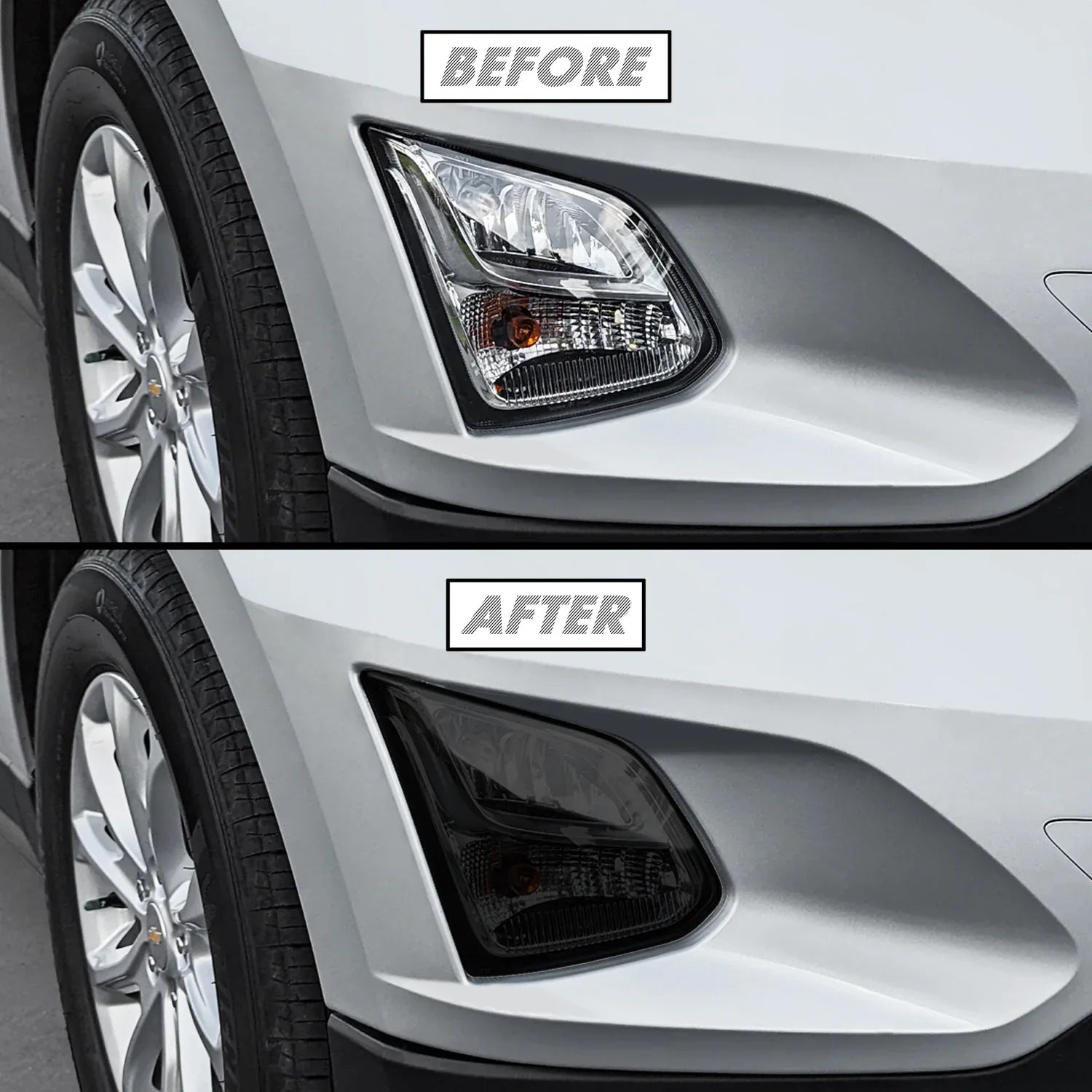 2018-2021 Chevrolet Equinox | Fog Light & Turn Signal PreCut Tint Overlays