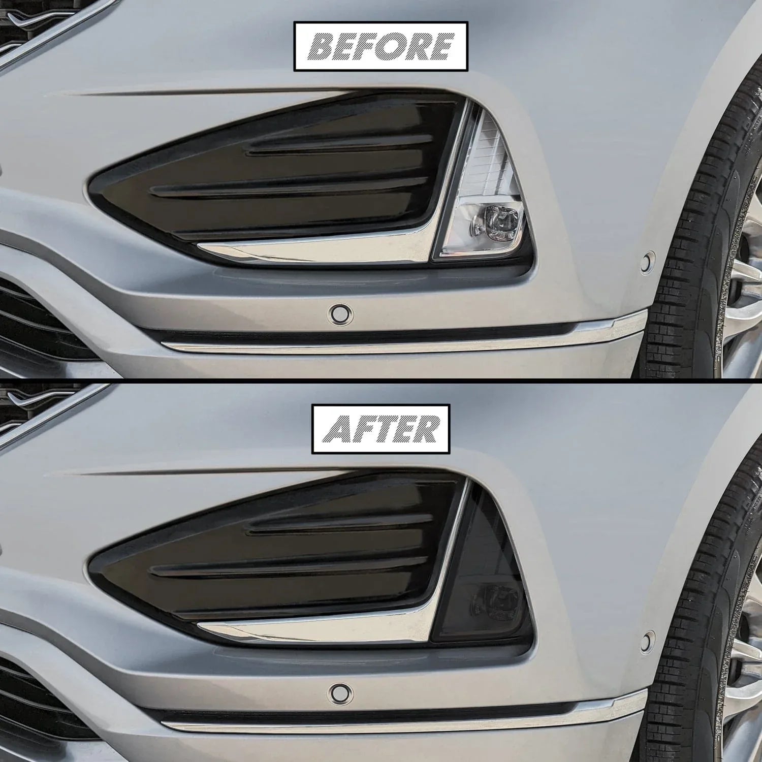 2019-2024 Ford Edge | Fog Light PreCut Tint Overlays