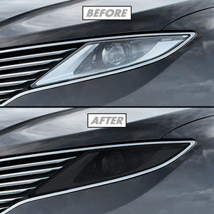 2013-2016 Lincoln MKZ | Headlight PreCut Tint Overlays