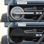 2021-2023 Ford Bronco | Headlight PreCut Tint Overlays