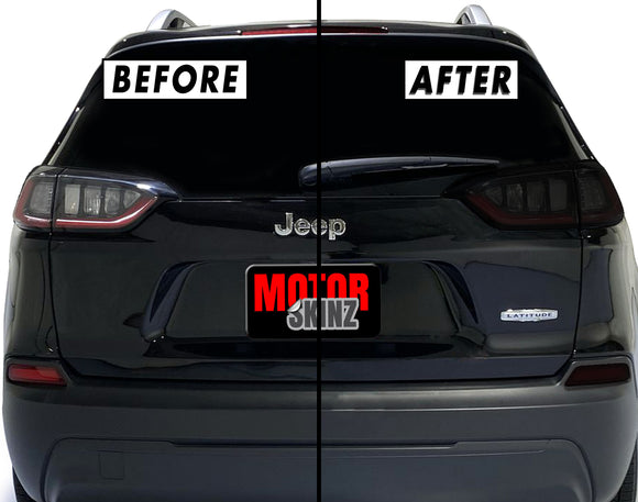 2019-2022 Jeep Cherokee | Tail Light PreCut Tint Overlays