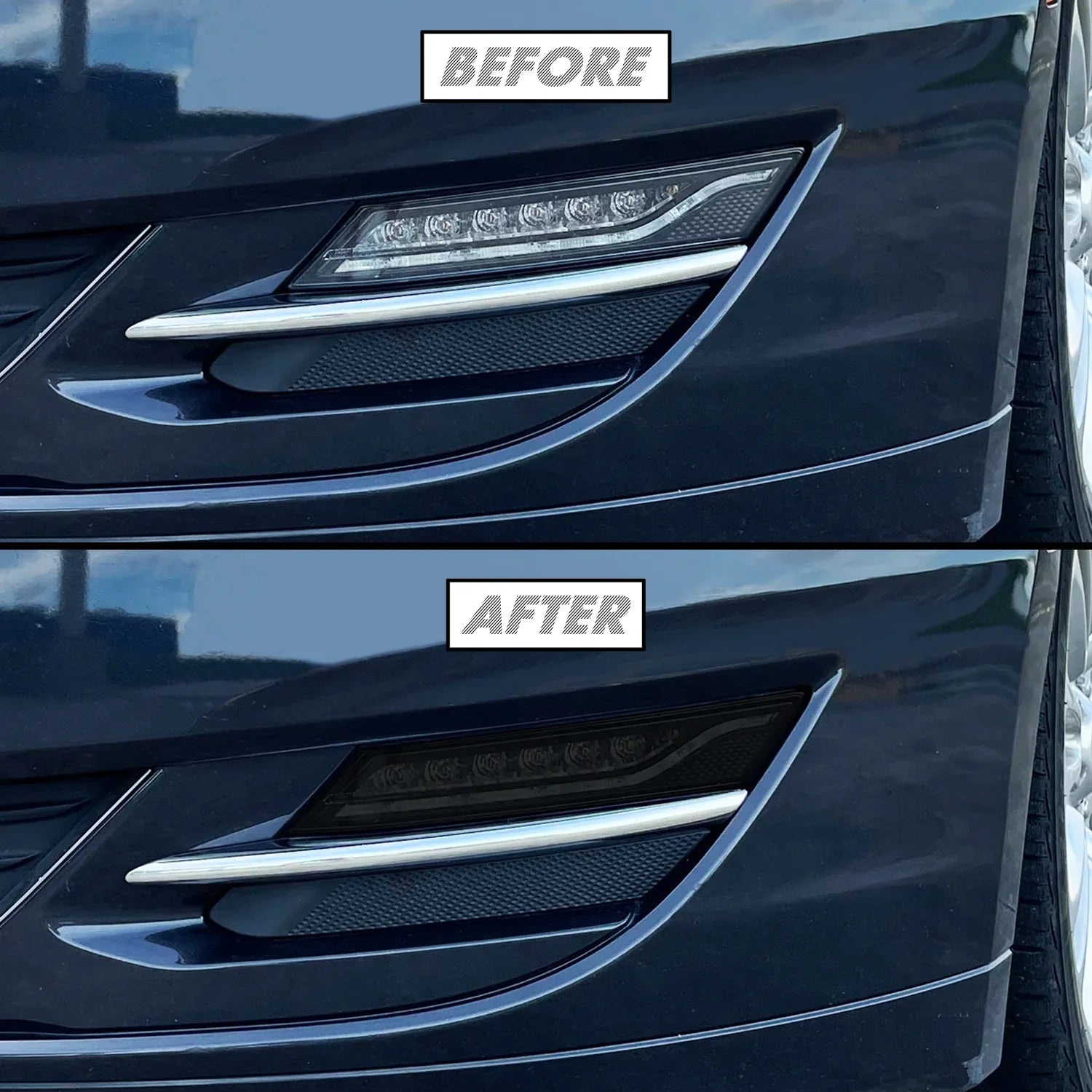 2013-2016 Lincoln MKZ | Fog Light PreCut Tint Overlays