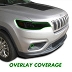 2019-2023 Jeep Cherokee | Headlight PreCut Tint Overlays