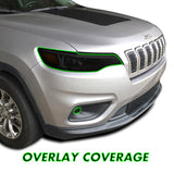 2019-2022 Jeep Cherokee | Headlight PreCut Tint Overlays