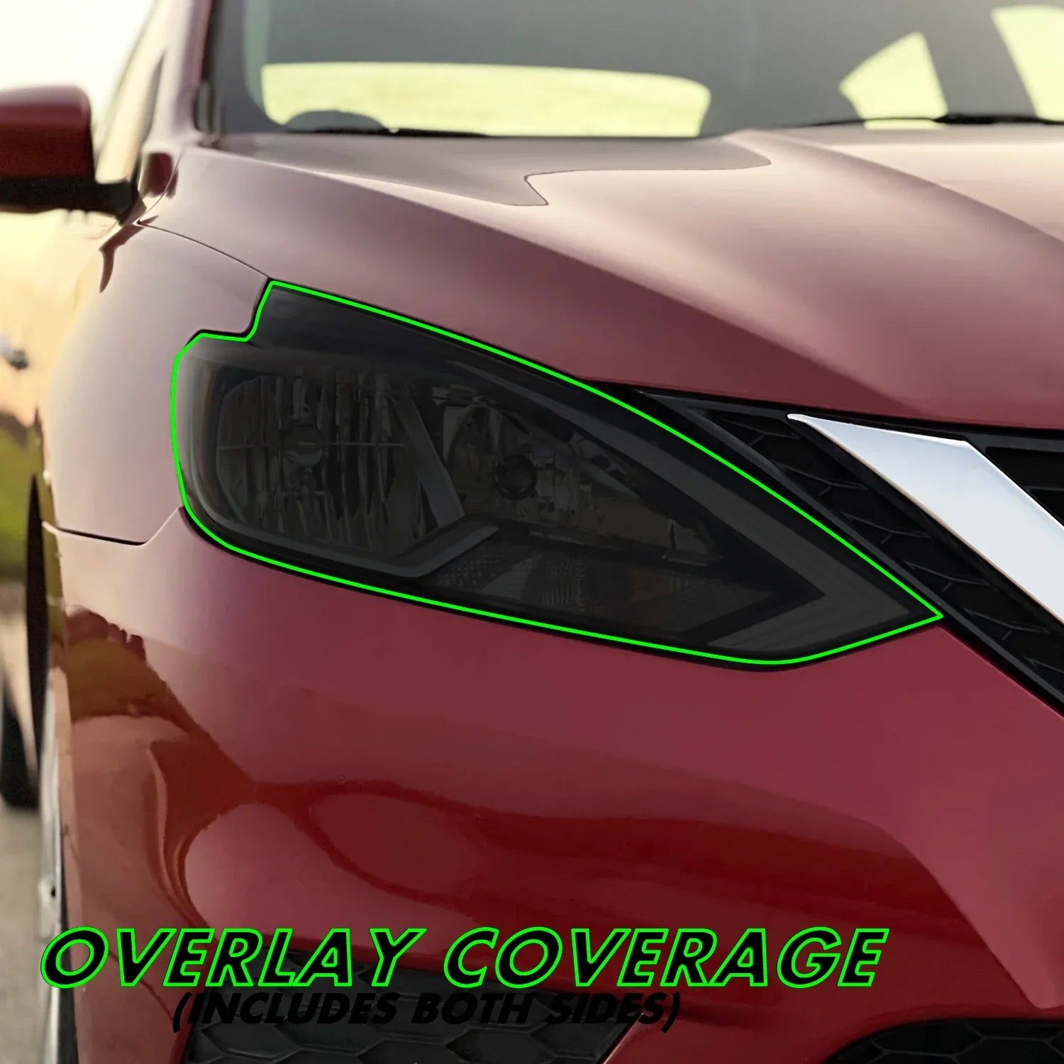 2016-2019 Nissan Sentra | Headlight PreCut Tint Overlays