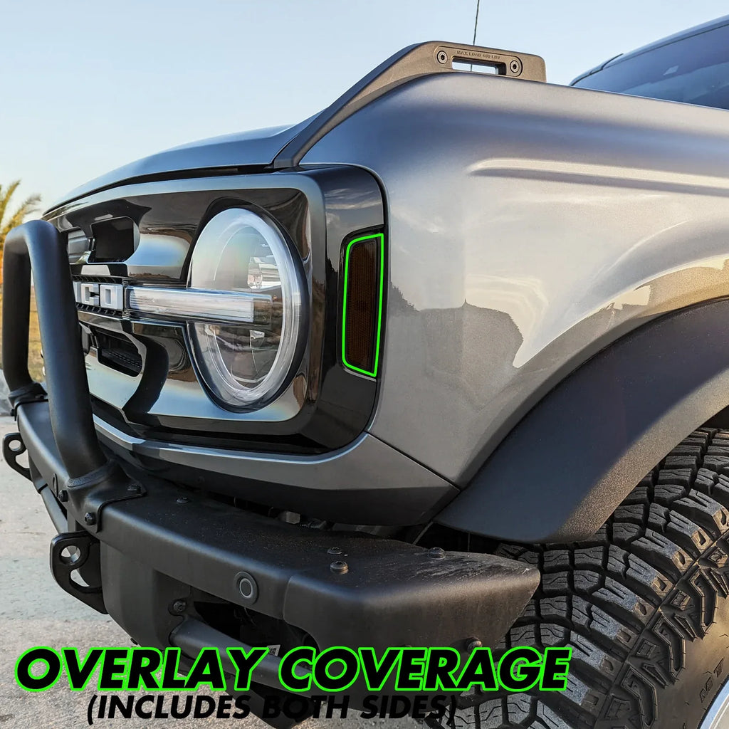 2021-2023 Ford Bronco | Side Marker PreCut Tint Overlays