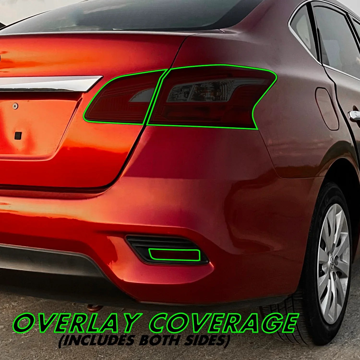 2016-2019 Nissan Sentra | Tail Light PreCut Tint Overlays