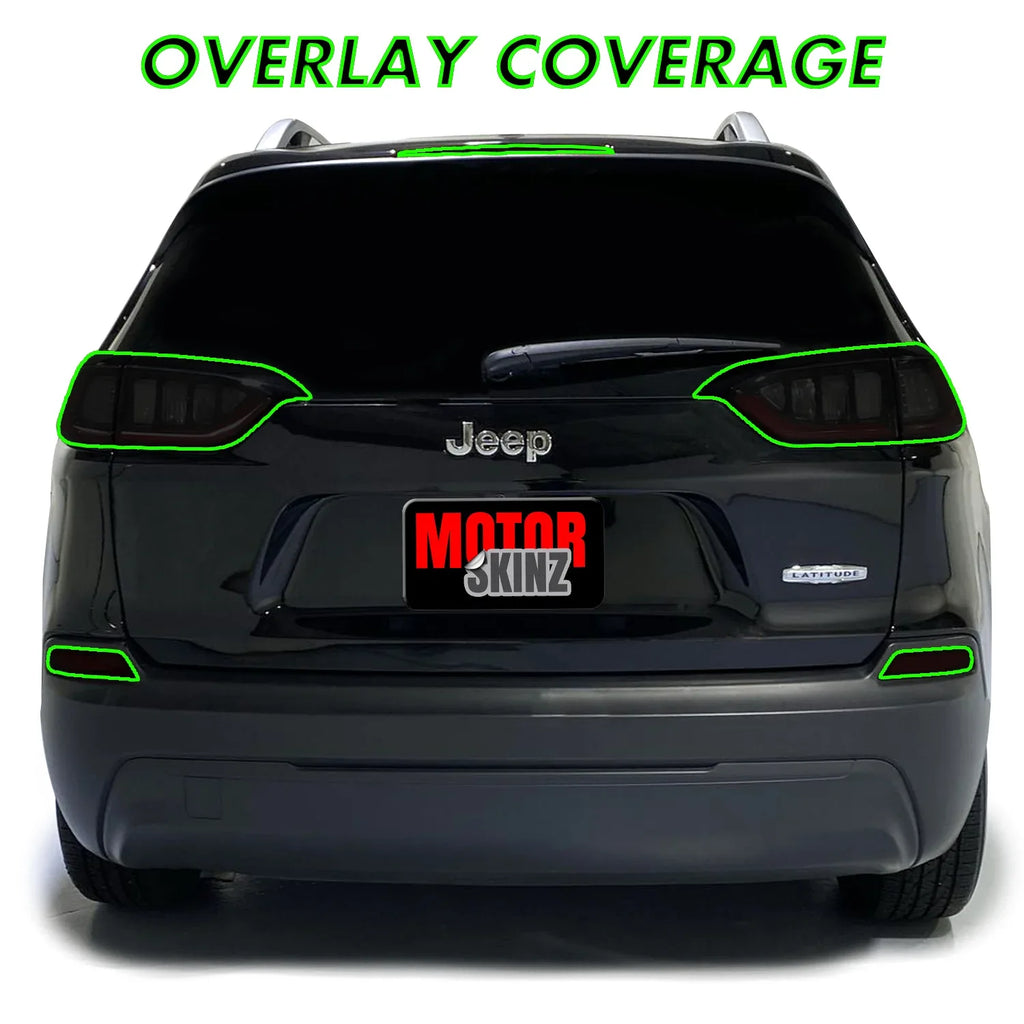 2019-2022 Jeep Cherokee | Tail Light PreCut Tint Overlays