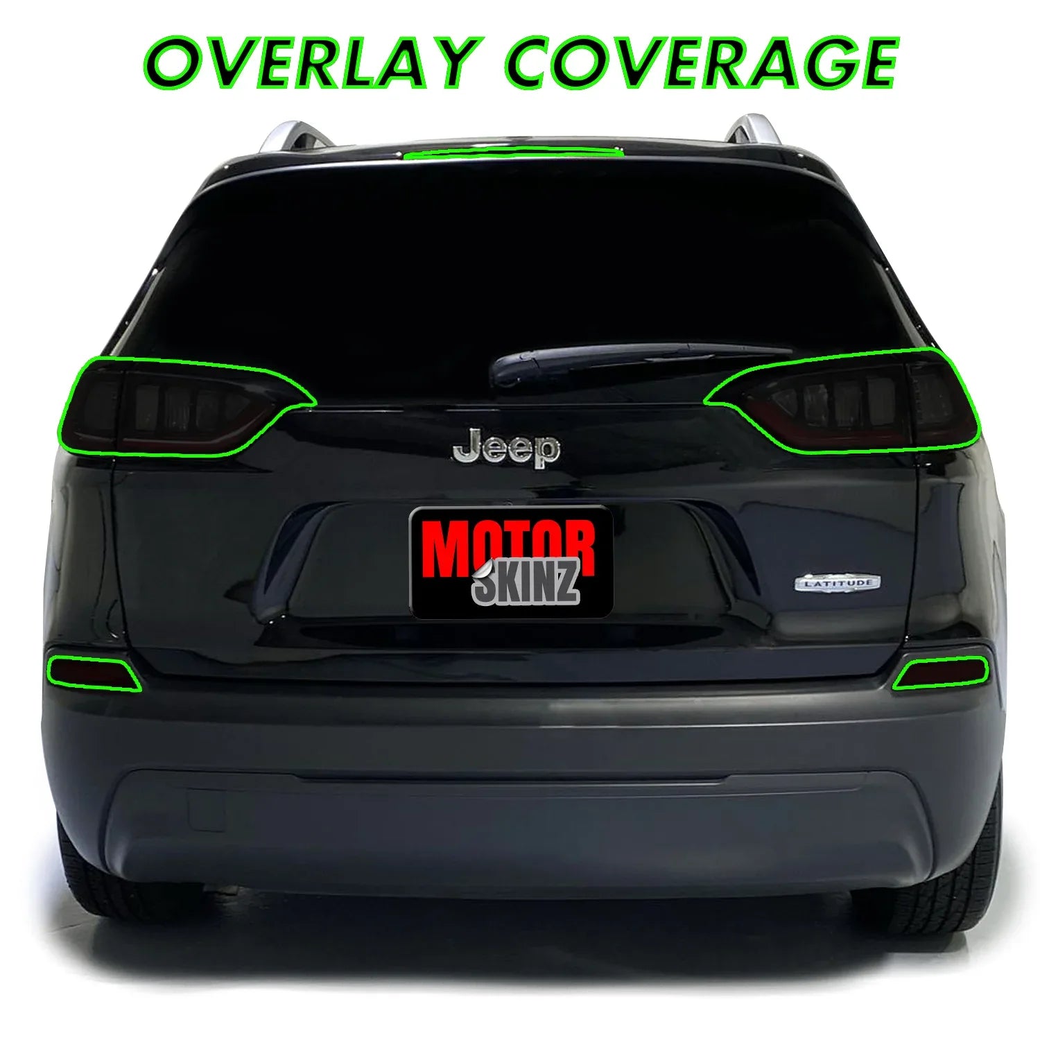 2019-2022 Jeep Cherokee | Tail Light PreCut Tint Overlays