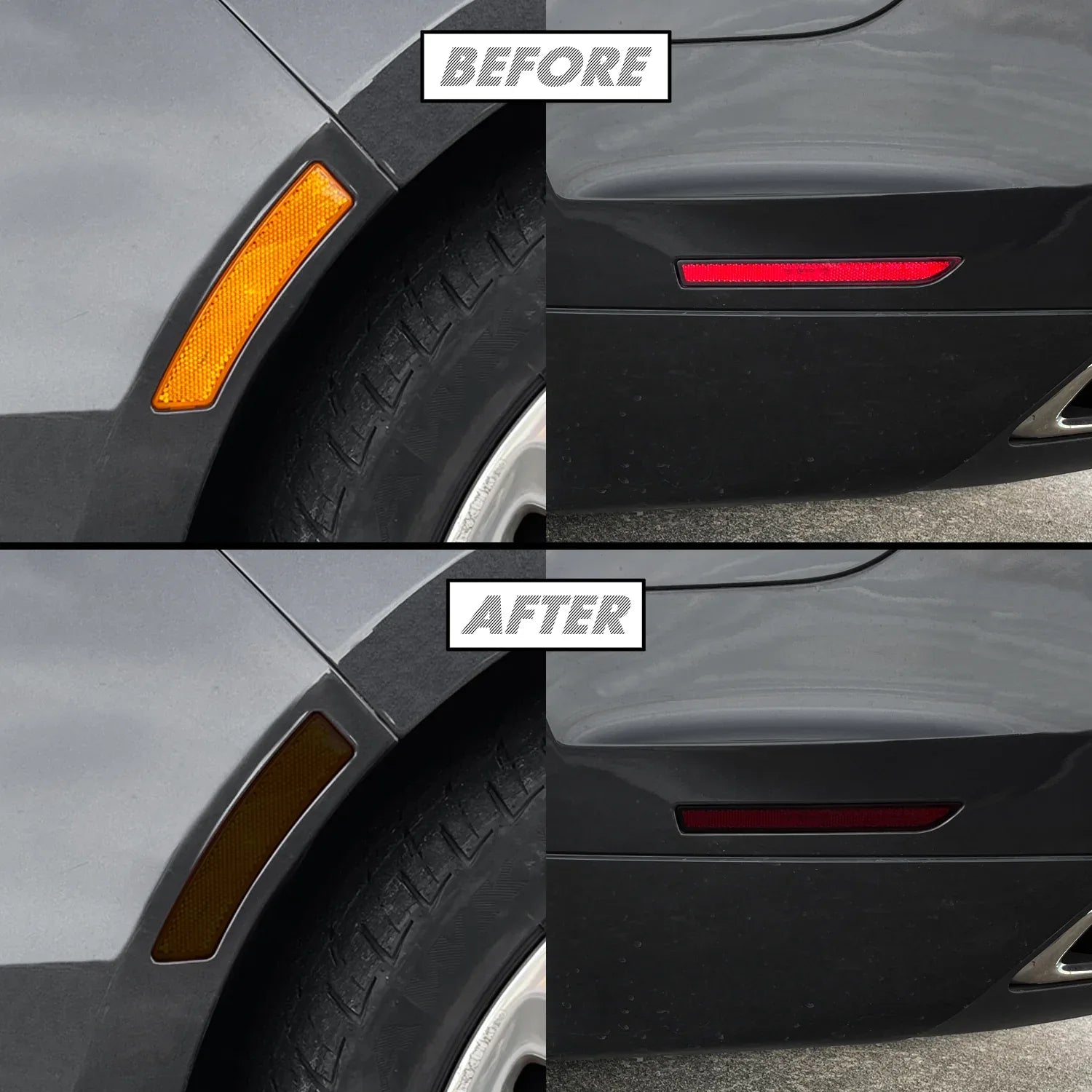 2013-2020 Lincoln MKZ | Side Marker PreCut Tint Overlays