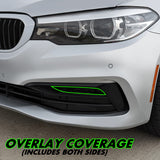 2017-2020 BMW 5 Series G30 | Fog Light PreCut Tint Overlays