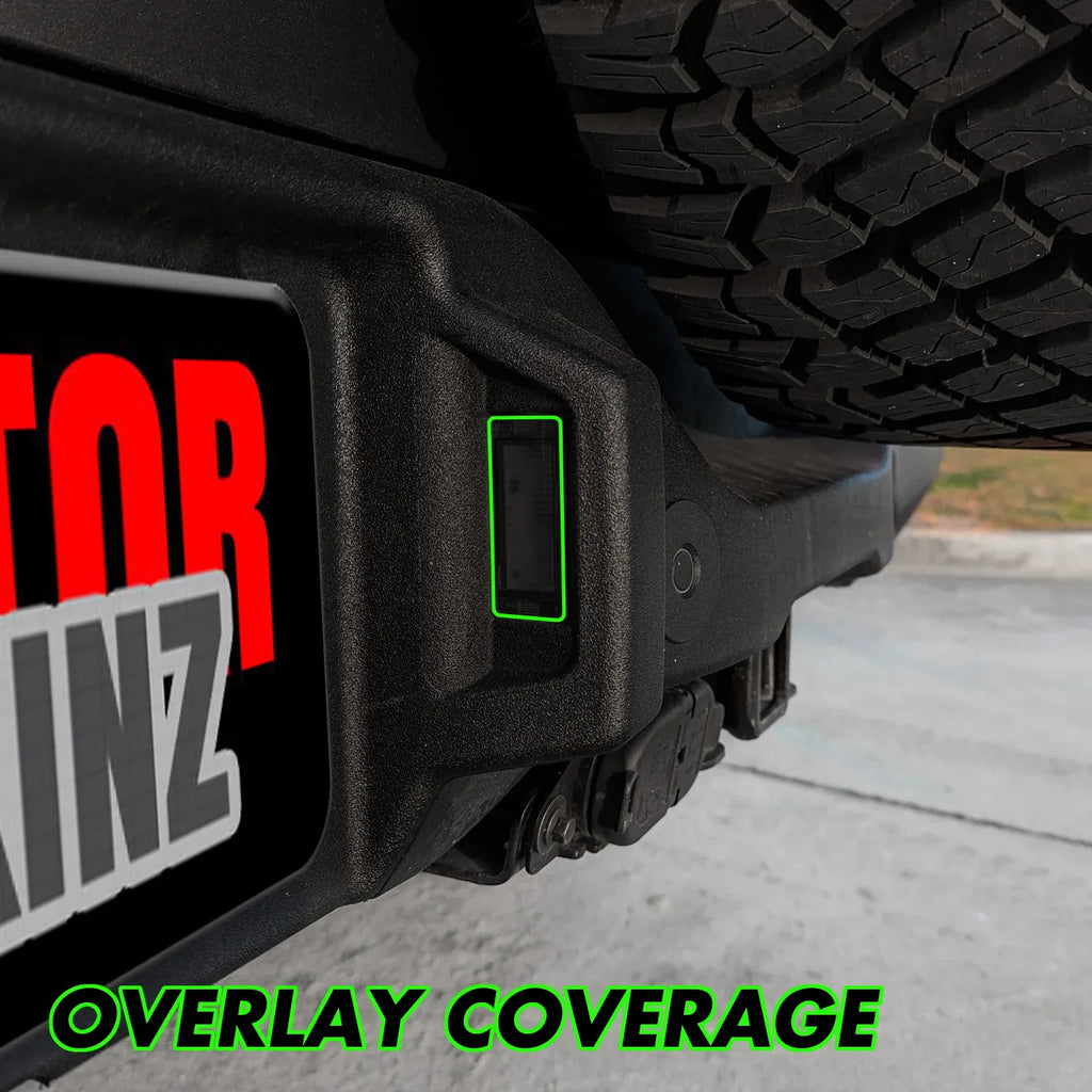 2021-2026 Ford Bronco | License Plate Light PreCut Tint Overlays