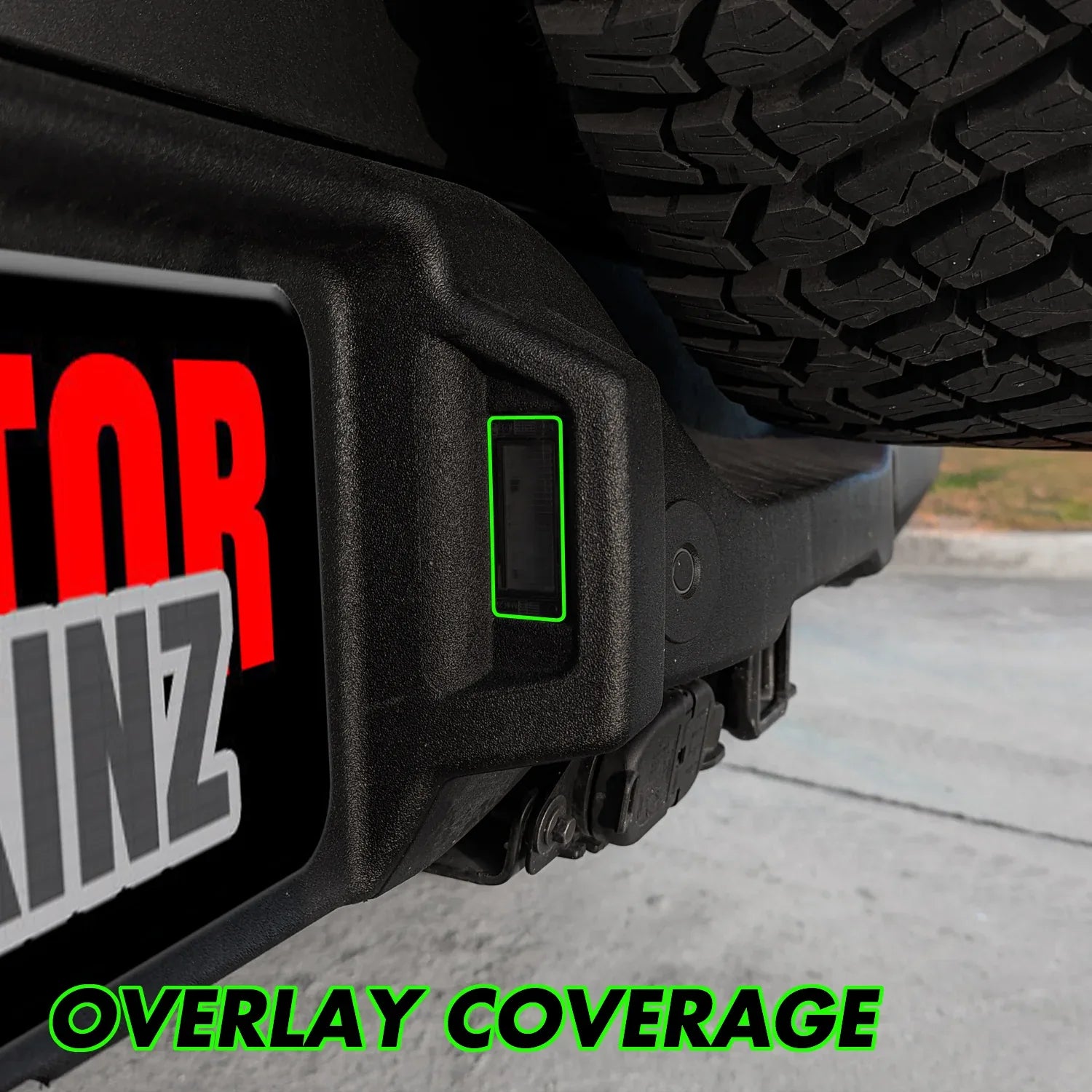 2021-2026 Ford Bronco | License Plate Light PreCut Tint Overlays