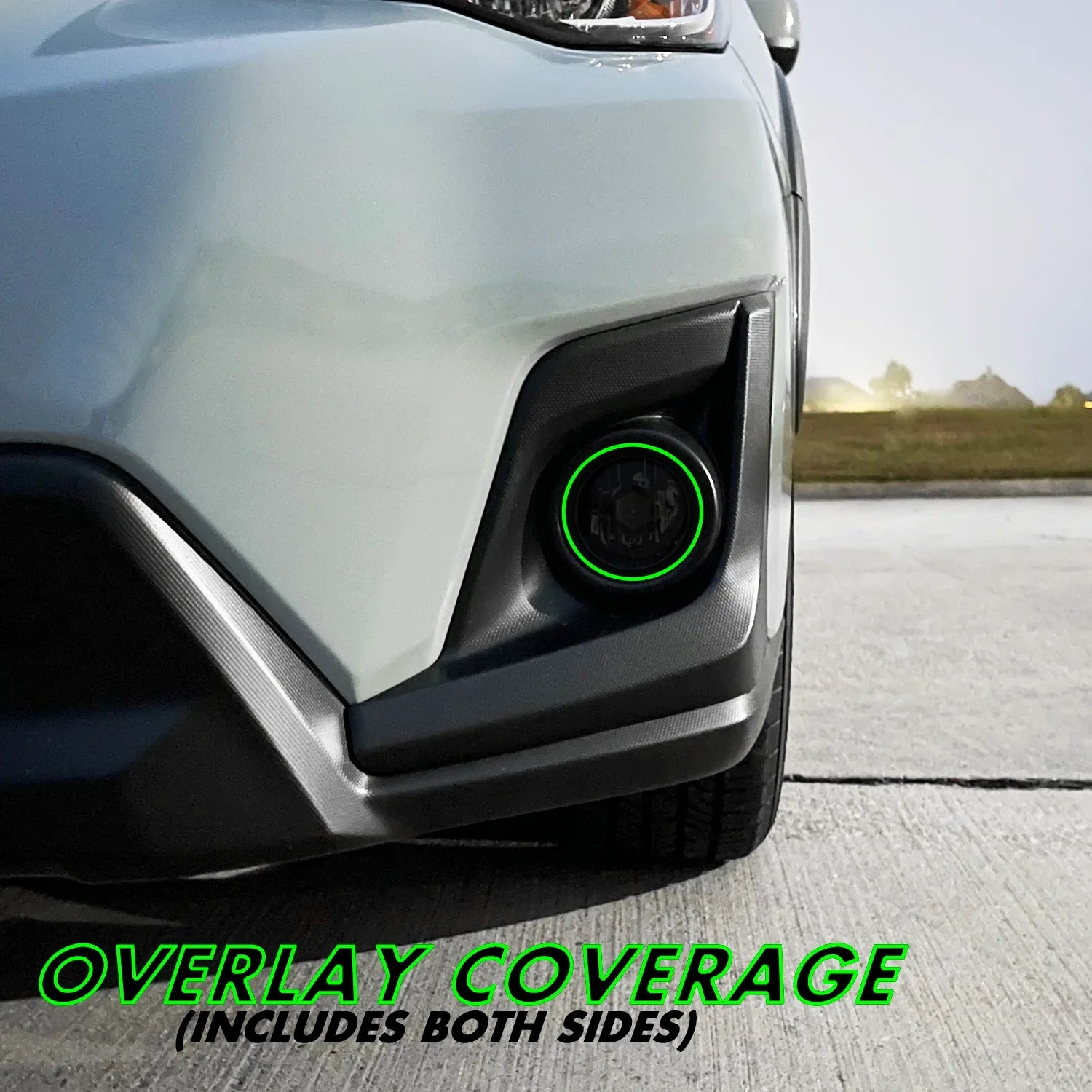 2018-2022 Subaru Crosstrek | Fog Light PreCut Tint Overlays