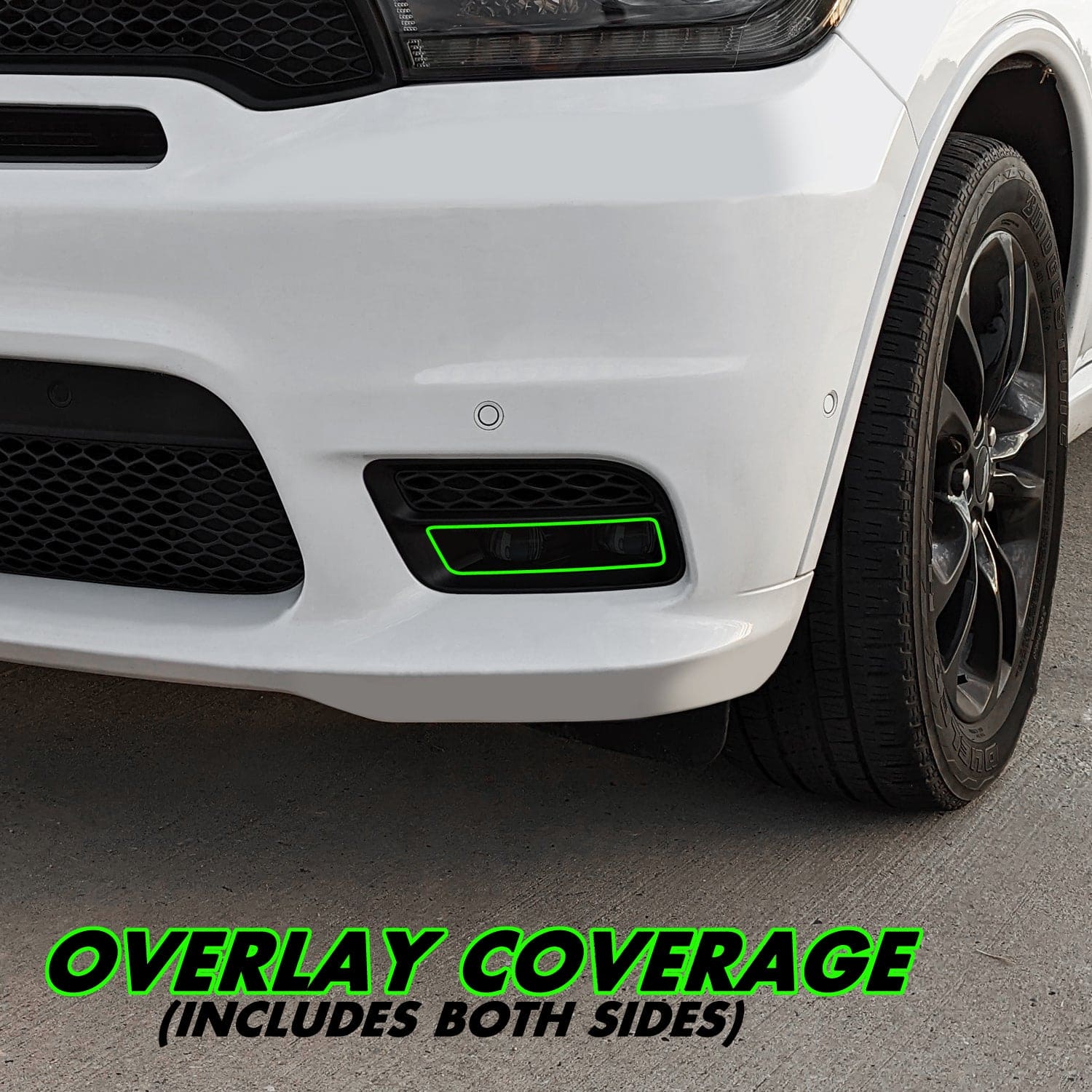 2018-2023 Dodge Durango | Fog Light PreCut Tint Overlays