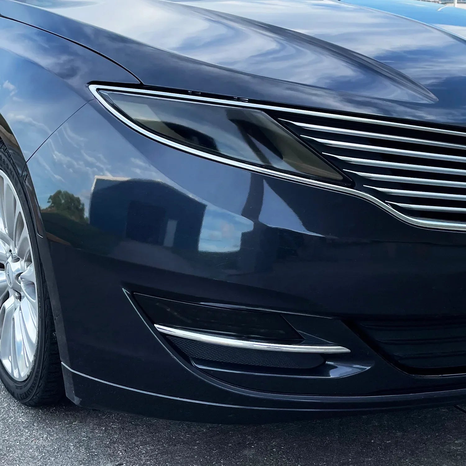 2013-2016 Lincoln MKZ | Headlight PreCut Tint Overlays