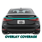 2019-2023 Lexus ES | Rear Trunk Trim Chrome Delete PreCut Vinyl Wrap