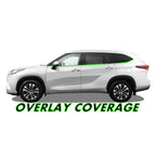 2020-2023 Toyota Highlander | Window Trim Chrome Delete PreCut Vinyl Wrap
