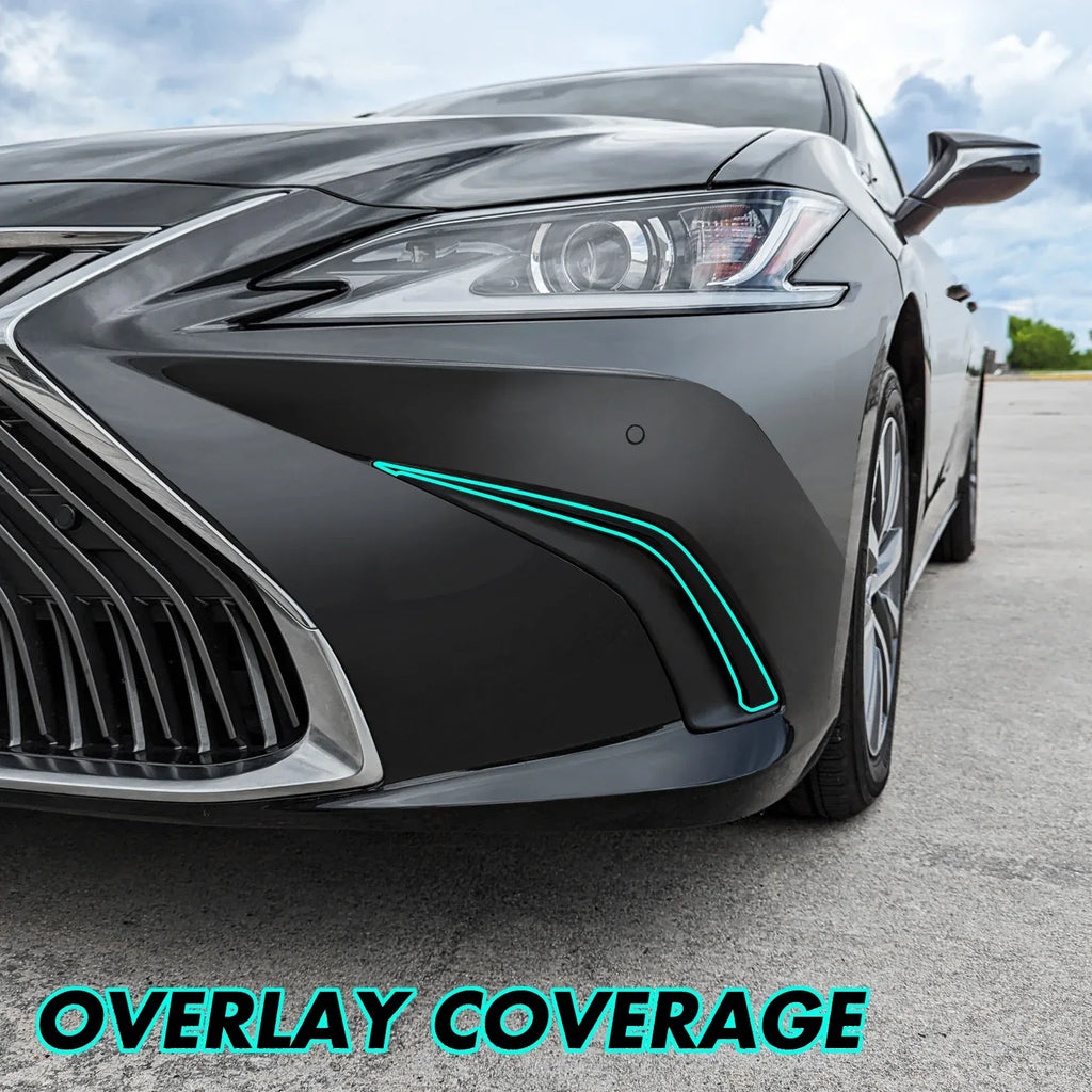 2019-2023 Lexus ES | Fog Light Trim Chrome Delete PreCut Vinyl Wrap