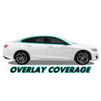 2019-2025 Chevrolet Malibu | Window Trim Chrome Delete PreCut Vinyl Wrap