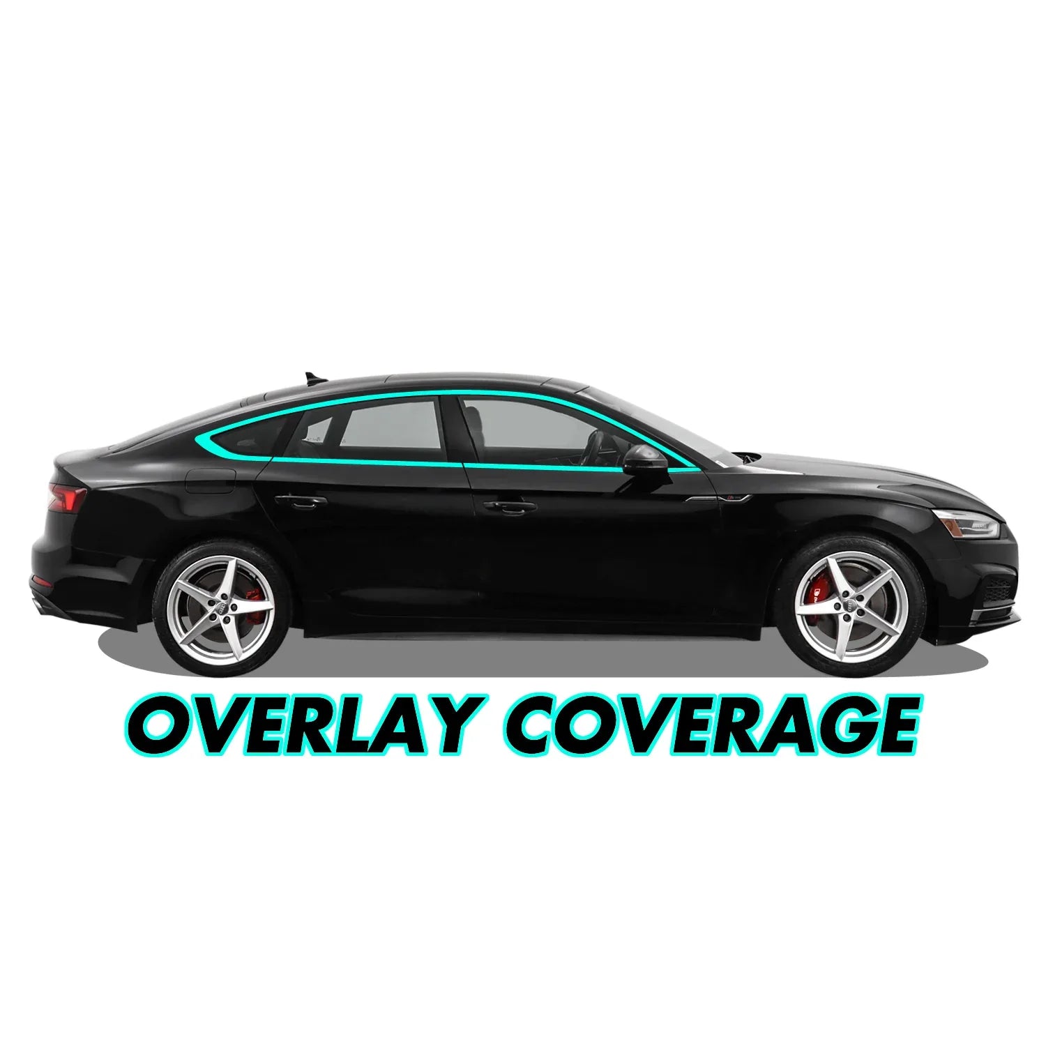 2018-2024 Audi A5 / S5 Sportback | Window Trim Chrome Delete PreCut Vinyl Wrap