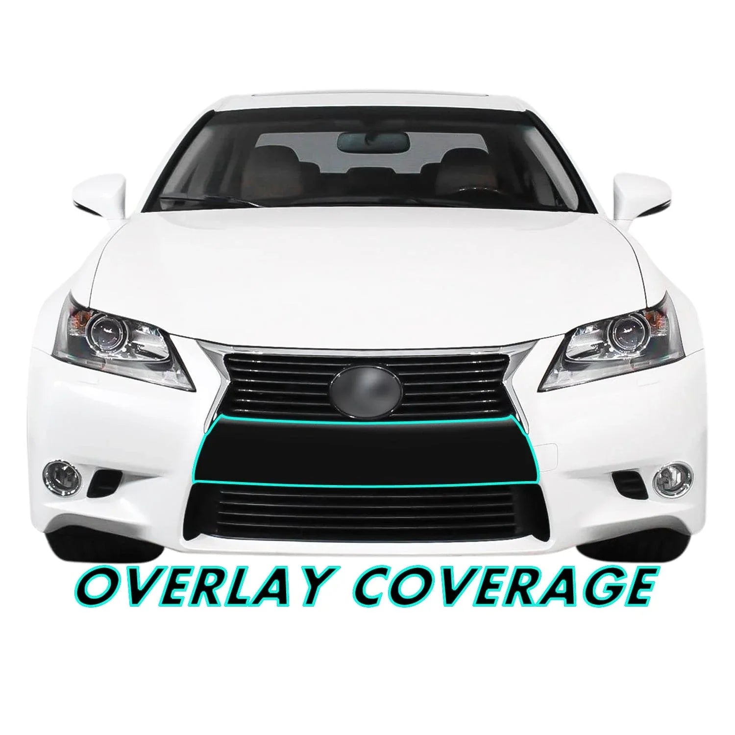 2013-2015 Lexus GS | Front Bumper Fascia Accent PreCut Vinyl Wrap