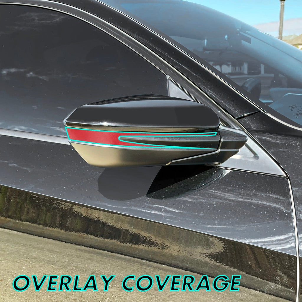 2016-2021 Honda Civic | Side Mirror Accent PreCut Vinyl Wrap
