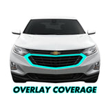 2018-2021 Chevrolet Equinox | Front Grill Trim Chrome Delete PreCut Vinyl Wrap
