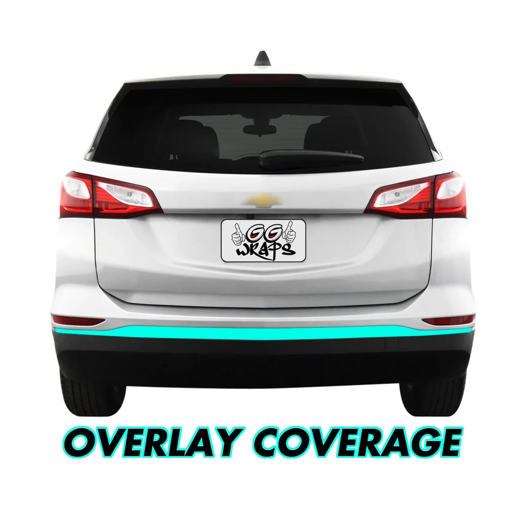 2018-2021 Chevrolet Equinox | Rear Bumper Trim Chrome Delete PreCut Vinyl Wrap