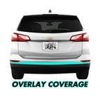 2018-2021 Chevrolet Equinox | Rear Bumper Trim Chrome Delete PreCut Vinyl Wrap