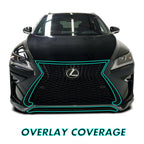 2016-2019 Lexus RX F Sport | Front Grill Trim Chrome Delete PreCut Vinyl Wrap
