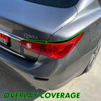 2014-2017 Infiniti Q50 | Tail Light Eyelid PreCut Vinyl Overlays
