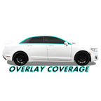 2013-2020 Lincoln MKZ | Window Trim Chrome Delete PreCut Vinyl Wrap