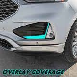 2019-2024 Ford Edge | Fog Light Trim Chrome Delete PreCut Vinyl Wrap