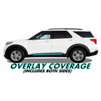 2020-2023 Ford Explorer | Door Molding Trim Chrome Delete PreCut Vinyl Wrap