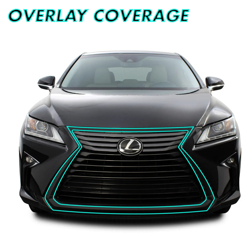 2016-2019 Lexus RX | Front Grill Trim Chrome Delete PreCut Vinyl Wrap