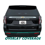 2021-2023 Chevrolet Suburban | Rear Bumper Trim Chrome Delete PreCut Vinyl Wrap