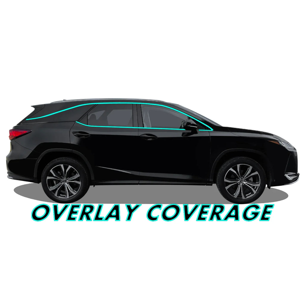 2018-2022 Lexus RX L | Window Trim Chrome Delete PreCut Vinyl Wrap