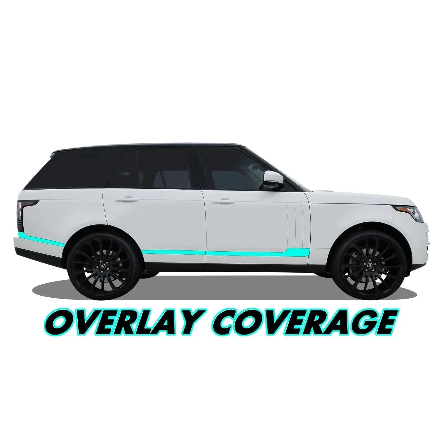 2014-2017 Land Rover Range Rover | Door Molding Trim Chrome Delete PreCut Vinyl Wrap
