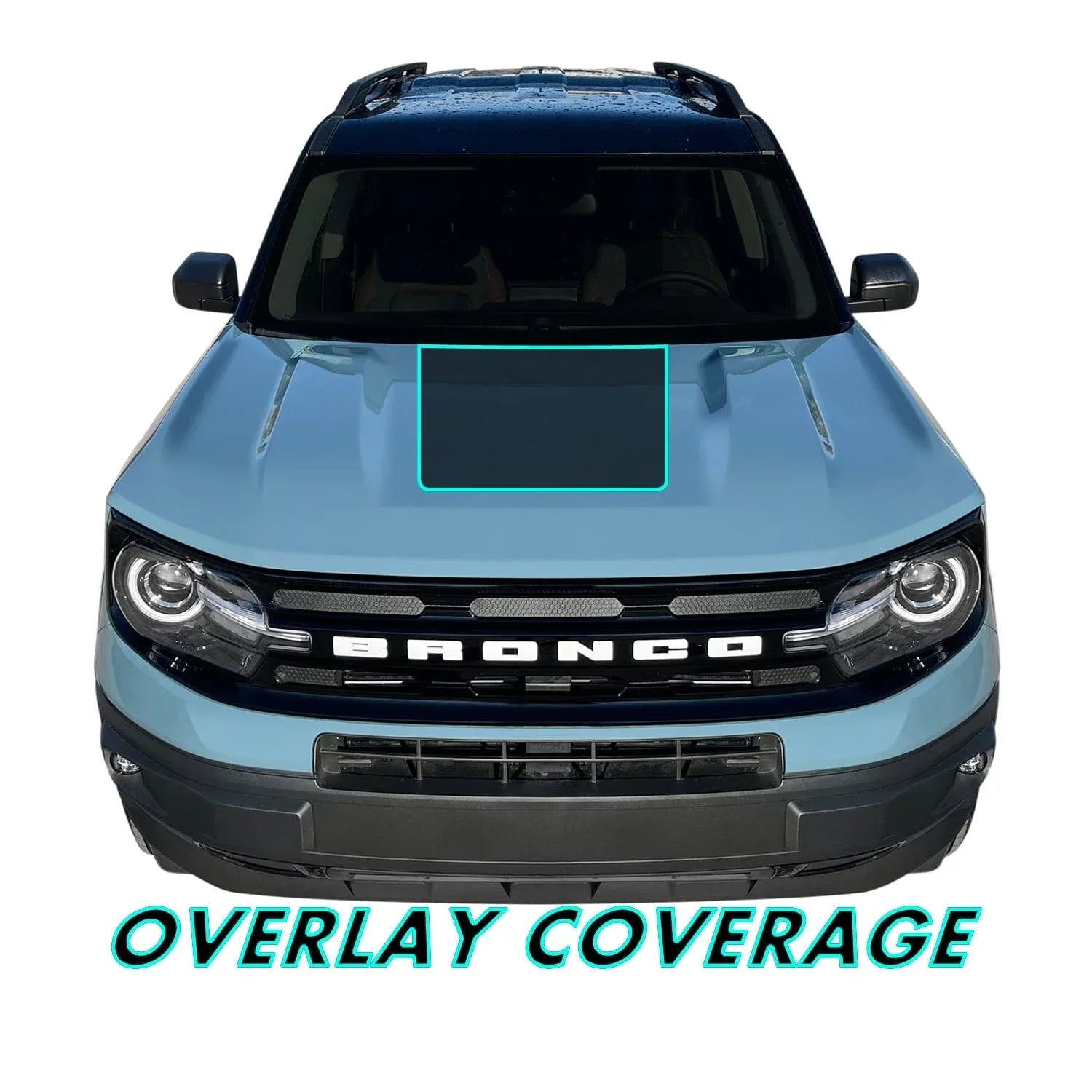 2021-2026 Ford Bronco Sport | Center Hood PreCut Vinyl Wrap