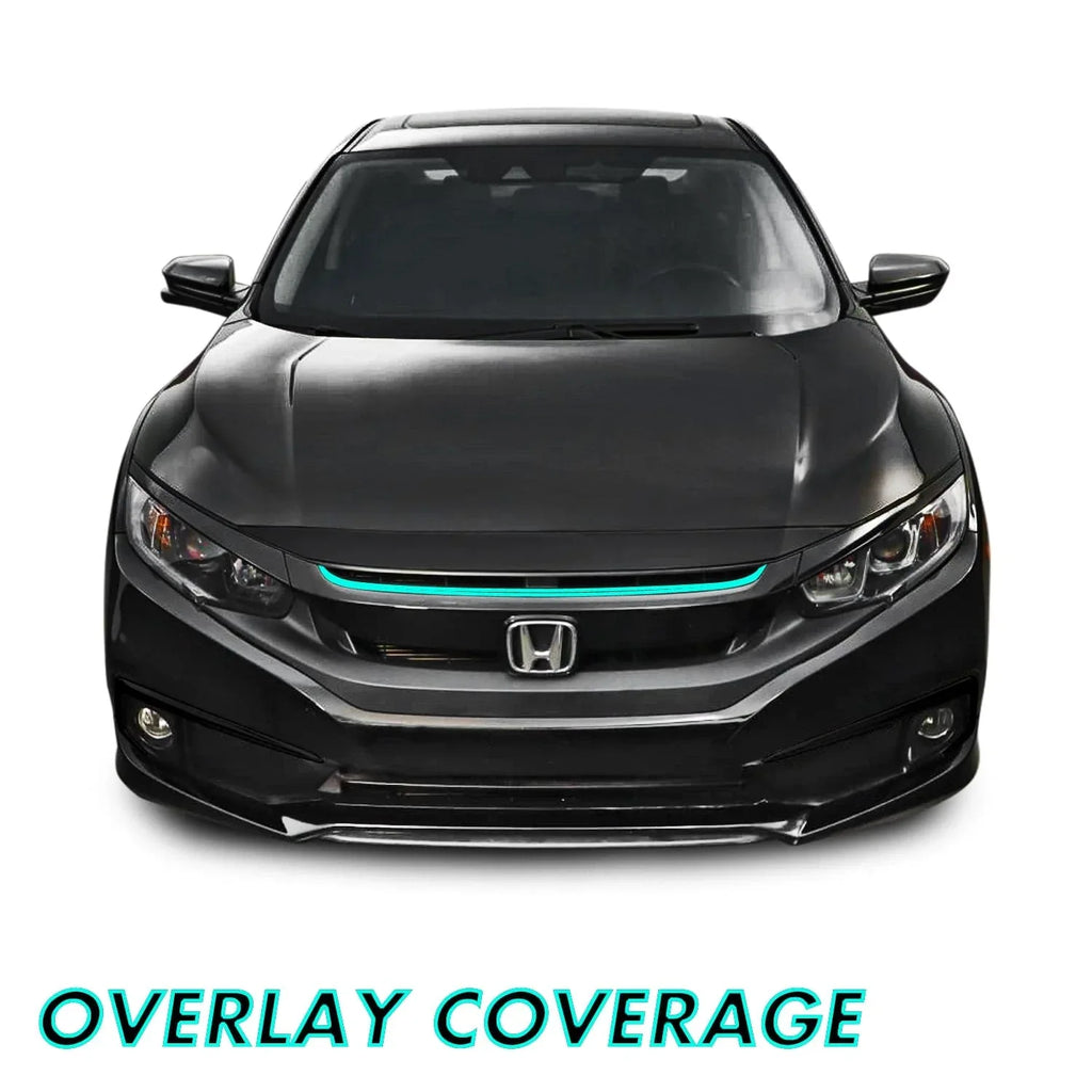 2016-2021 Honda Civic | Upper Front Grill Accent PreCut Vinyl Wrap