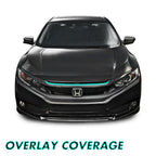 2016-2021 Honda Civic | Upper Front Grill Accent PreCut Vinyl Wrap